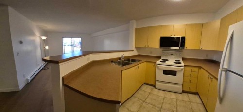 1117-12 Cimarron Common, Okotoks, AB - Indoor Photo Showing Kitchen With Double Sink
