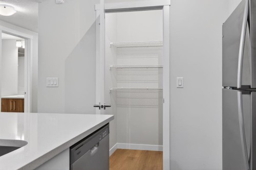 203-400 Belmont Street Sw, Calgary, AB - Indoor Photo Showing Kitchen