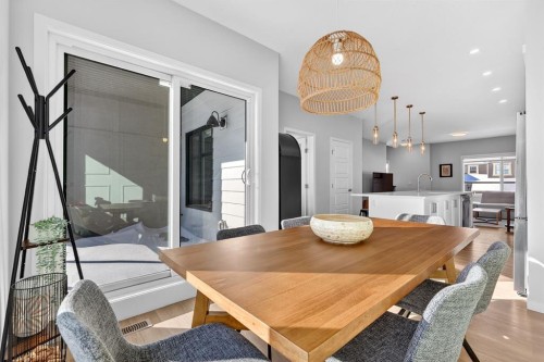 54 Cranbrook Gardens Se, Calgary, AB - Indoor Photo Showing Dining Room