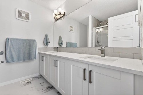 54 Cranbrook Gardens Se, Calgary, AB - Indoor Photo Showing Bathroom