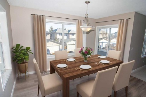 24 Panamount Lane Nw, Calgary, AB - Indoor Photo Showing Dining Room