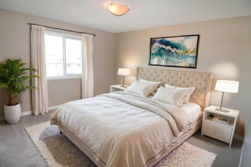 24 Panamount Lane Nw, Calgary, AB - Indoor Photo Showing Bedroom