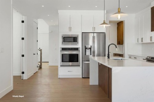 65 Lakes Estates Circle, Strathmore, AB - Indoor Photo Showing Kitchen With Upgraded Kitchen