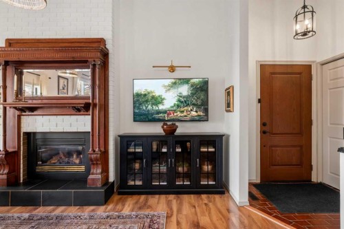 51 Berwick Hill Nw, Calgary, AB - Indoor With Fireplace