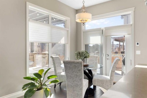 800 E Lakeview Road, Chestermere, AB - Indoor Photo Showing Dining Room
