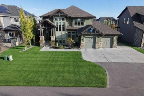 800 E Lakeview Road, Chestermere, AB - Outdoor With Facade