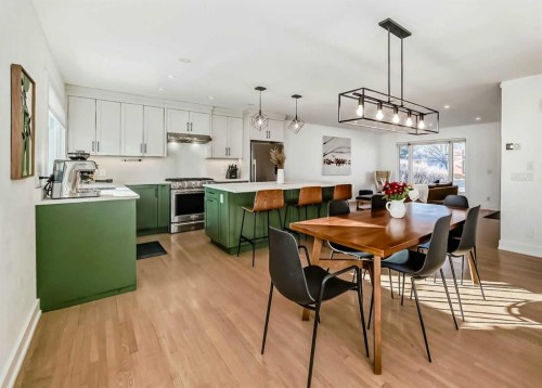 132 Wedgewood Drive Sw, Calgary, AB - Indoor Photo Showing Dining Room