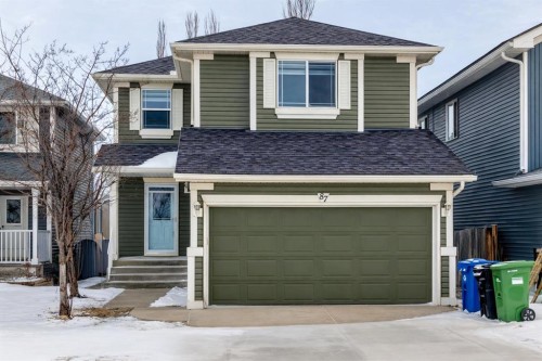 87 Bridlepost Green Sw, Calgary, AB - Outdoor With Facade