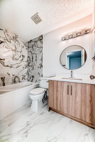 87 Bridlepost Green Sw, Calgary, AB - Indoor Photo Showing Bathroom