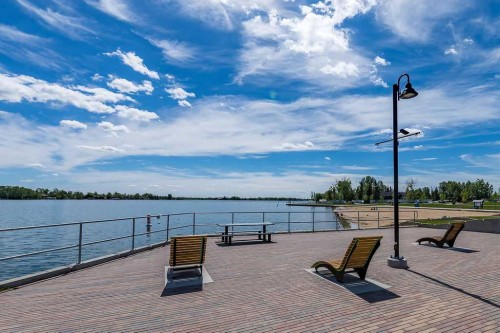 390 Cove Road, Chestermere, AB - Outdoor With Body Of Water With View