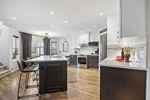 390 Cove Road, Chestermere, AB - Indoor Photo Showing Kitchen With Stainless Steel Kitchen With Upgraded Kitchen