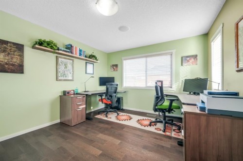 12 Sunrise View, Cochrane, AB - Indoor Photo Showing Office