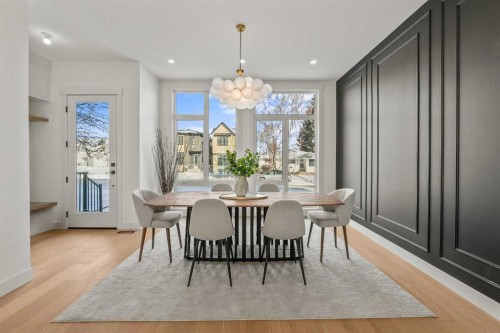 2421 25 Avenue Nw, Calgary, AB - Indoor Photo Showing Dining Room