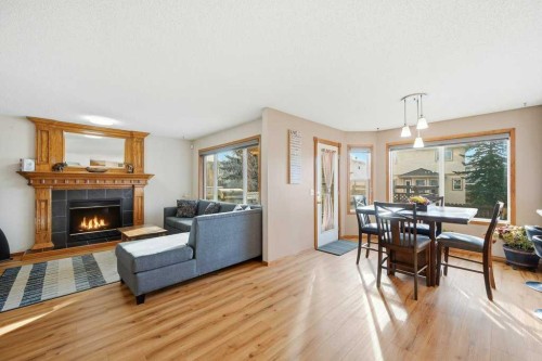 63 Coral Springs Green Ne, Calgary, AB - Indoor Photo Showing Living Room With Fireplace