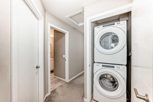 202-245 Redstone Walk Ne, Calgary, AB - Indoor Photo Showing Laundry Room