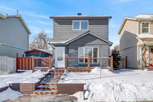 132 Erin Grove Close Se, Calgary, AB - Outdoor With Deck Patio Veranda