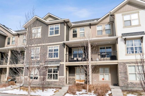 603-32 Horseshoe Crescent, Cochrane, AB - Outdoor With Balcony With Facade
