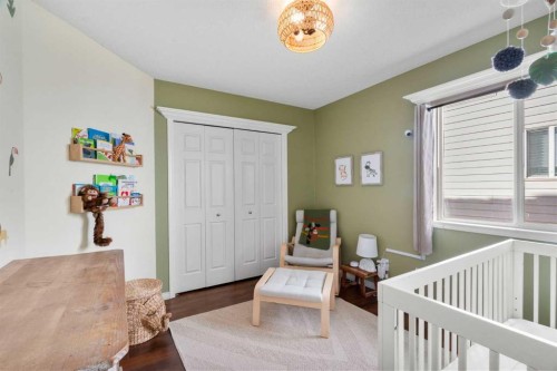 268 Mt Aberdeen Close Se, Calgary, AB - Indoor Photo Showing Bedroom