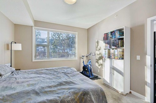 411-4303 1 Street Ne, Calgary, AB - Indoor Photo Showing Bedroom