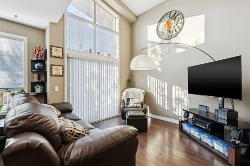 411-4303 1 Street Ne, Calgary, AB - Indoor Photo Showing Living Room