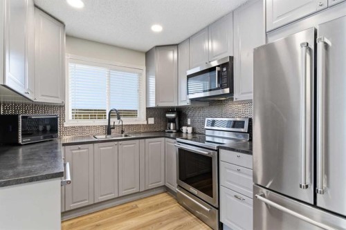 79 Templehill Drive Ne, Calgary, AB - Indoor Photo Showing Kitchen With Double Sink With Upgraded Kitchen