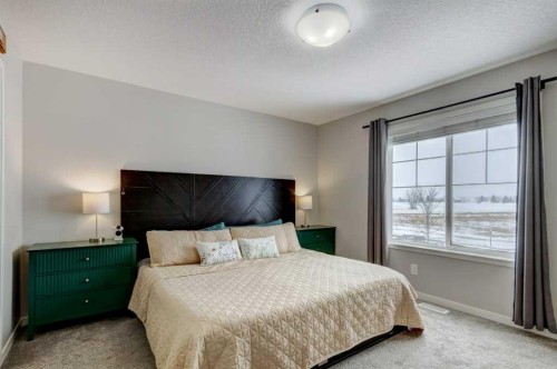 217 D'Arcy Ranch Drive, Okotoks, AB - Indoor Photo Showing Bedroom