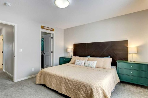 217 D'Arcy Ranch Drive, Okotoks, AB - Indoor Photo Showing Bedroom