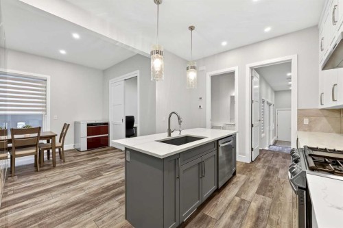 95 Rock Lake View Nw, Calgary, AB - Indoor Photo Showing Kitchen With Upgraded Kitchen