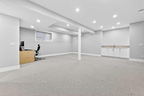 95 Rock Lake View Nw, Calgary, AB - Indoor Photo Showing Basement
