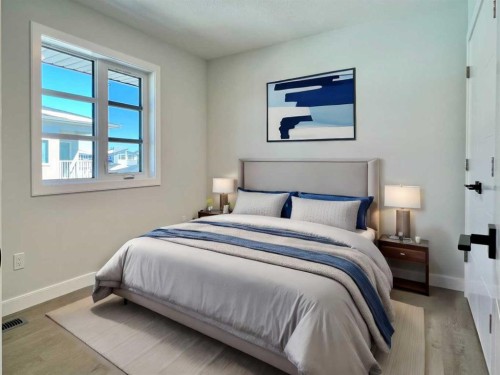 95 Rock Lake View Nw, Calgary, AB - Indoor Photo Showing Bedroom