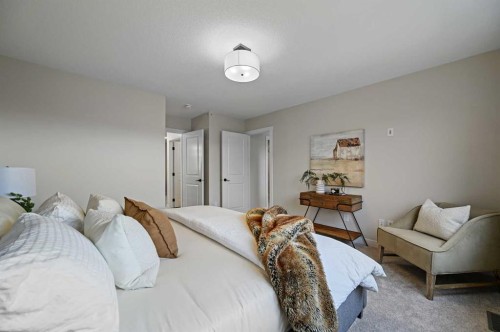 86 Versant Rise Sw, Calgary, AB - Indoor Photo Showing Bedroom