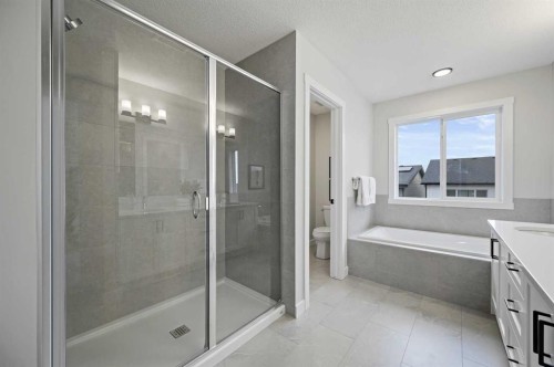 86 Versant Rise Sw, Calgary, AB - Indoor Photo Showing Bathroom