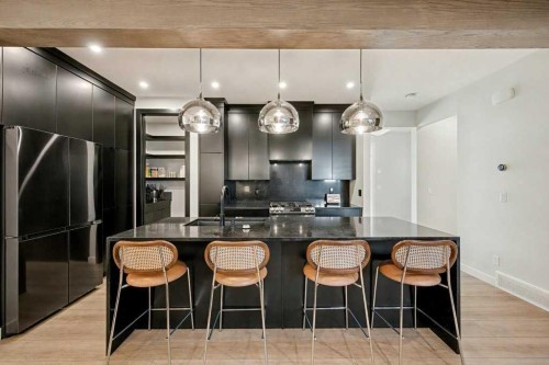 123 Treeline View Sw, Calgary, AB - Indoor Photo Showing Kitchen With Upgraded Kitchen