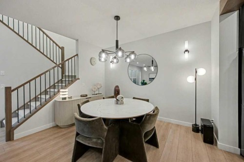 123 Treeline View Sw, Calgary, AB - Indoor Photo Showing Dining Room