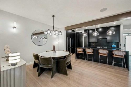 123 Treeline View Sw, Calgary, AB - Indoor Photo Showing Dining Room