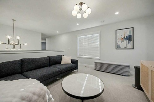123 Treeline View Sw, Calgary, AB - Indoor Photo Showing Living Room