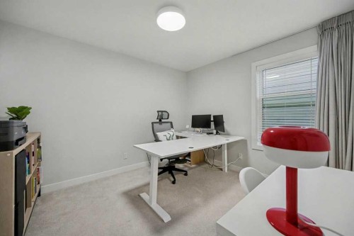 123 Treeline View Sw, Calgary, AB - Indoor Photo Showing Office