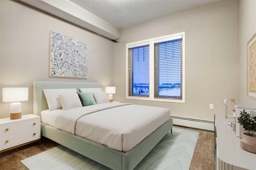 316-30 Mahogany Mews Se, Calgary, AB - Indoor Photo Showing Bedroom