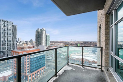 1804-210 15 Avenue Se, Calgary, AB - Outdoor With Balcony With View