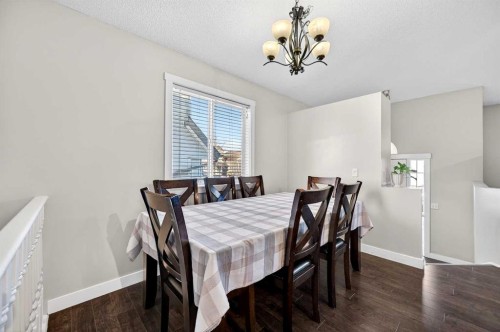 312 Martin Crossing Way Ne, Calgary, AB - Indoor Photo Showing Dining Room