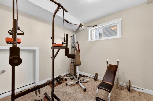 312 Martin Crossing Way Ne, Calgary, AB - Indoor Photo Showing Gym Room