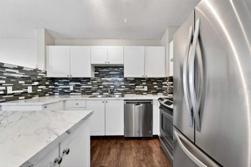 312 Martin Crossing Way Ne, Calgary, AB - Indoor Photo Showing Kitchen With Stainless Steel Kitchen With Double Sink With Upgraded Kitchen