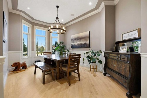 140 Gleneagles Landing, Cochrane, AB - Indoor Photo Showing Dining Room