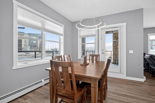 105-55 Wolf Hollow Crescent Se, Calgary, AB - Indoor Photo Showing Dining Room
