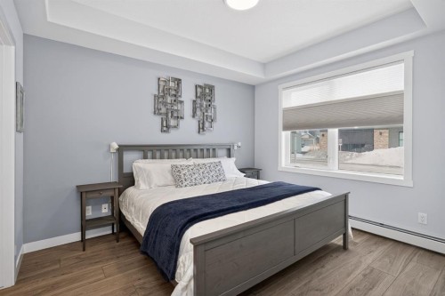 105-55 Wolf Hollow Crescent Se, Calgary, AB - Indoor Photo Showing Bedroom