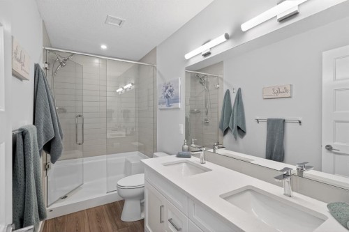 105-55 Wolf Hollow Crescent Se, Calgary, AB - Indoor Photo Showing Bathroom