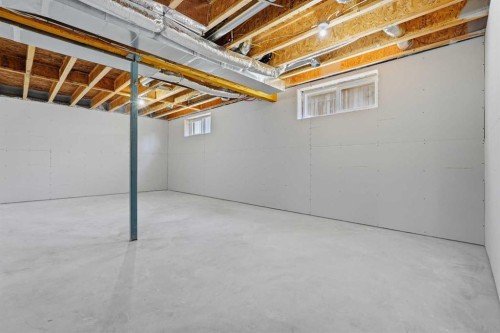 124 Coote Street, Cayley, AB - Indoor Photo Showing Basement