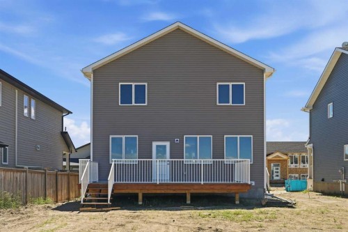 124 Coote Street, Cayley, AB - Outdoor With Deck Patio Veranda With Exterior