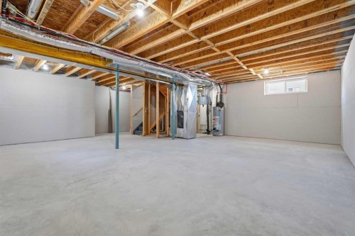 124 Coote Street, Cayley, AB - Indoor Photo Showing Basement