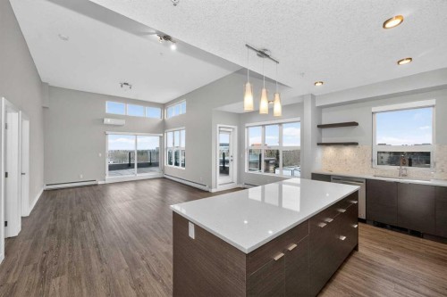 1414-95 Burma Star Road Sw, Calgary, AB - Indoor Photo Showing Kitchen With Upgraded Kitchen